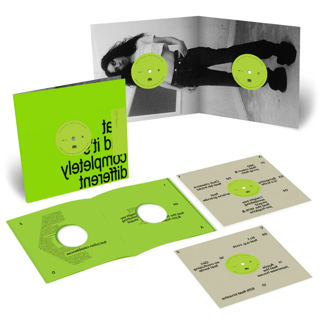 Charli XCX - Brat And Its Completely Different - (Colored Vinyl, Green, Sticker, With Book, Gatefold LP Jacket)